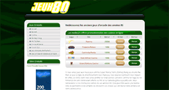 Desktop Screenshot of jeux80.com